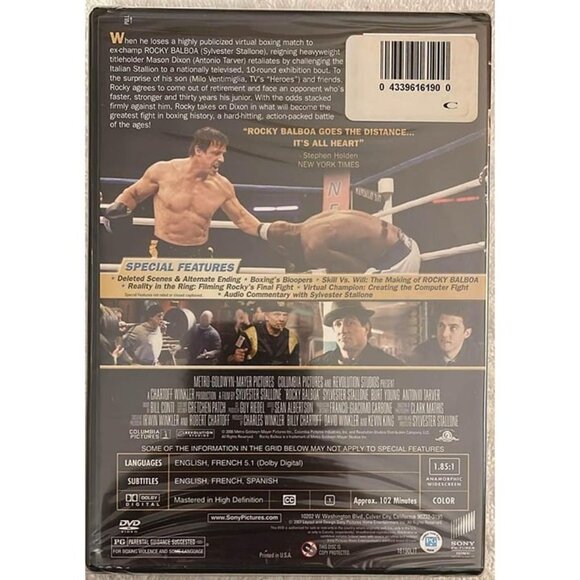 Rocky Balboa (DVD) Sylvester Stallone - NEW - Picture 2 of 2